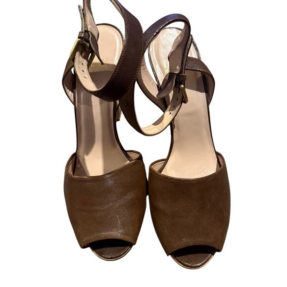 Stuart Weitzman Wood Block Heel Sandals – Women’s Size 11 - Picture 5 of 8